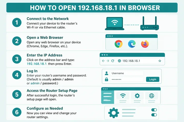 How to login to 192.168.18.1 Huawei router in browser