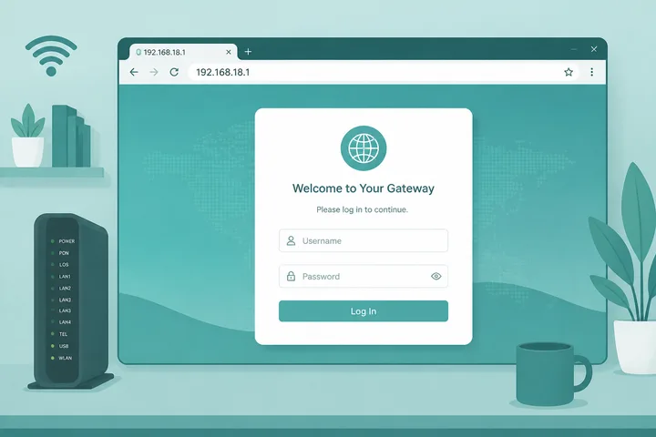 192.168.18.1 Huawei-class router admin gateway login