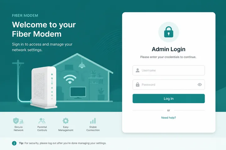 Converge Fiber Modem Admin Converge ICT Fiber modem router admin login page