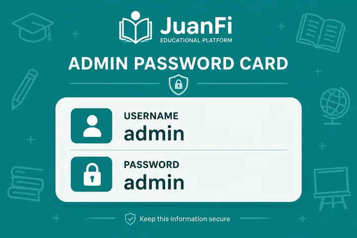 JuanFi default admin password admin admin MikroTik