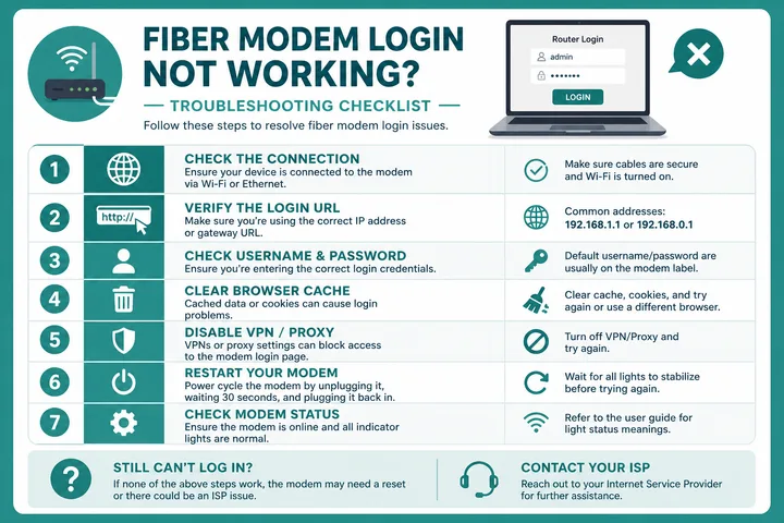 Converge Admin Troubleshooting Troubleshooting Converge Fiber admin login that will not open