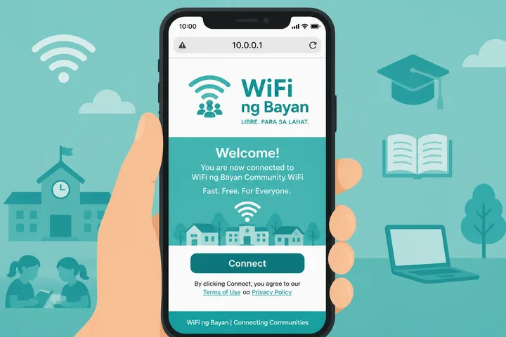 WiFi ng Bayan Portal WiFi ng Bayan WB community portal at 10.0.0.1